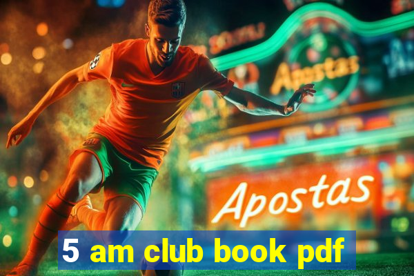 5 am club book pdf