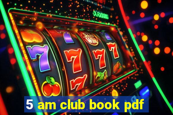 5 am club book pdf