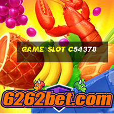 Game Slot C54378