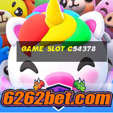 Game Slot C54378