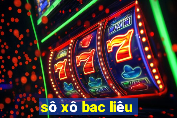 sô xô bac liêu