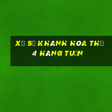 xổ số khánh hòa thứ 4 hàng tuần