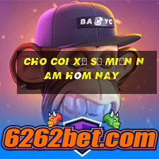 cho coi xổ số miền nam hôm nay