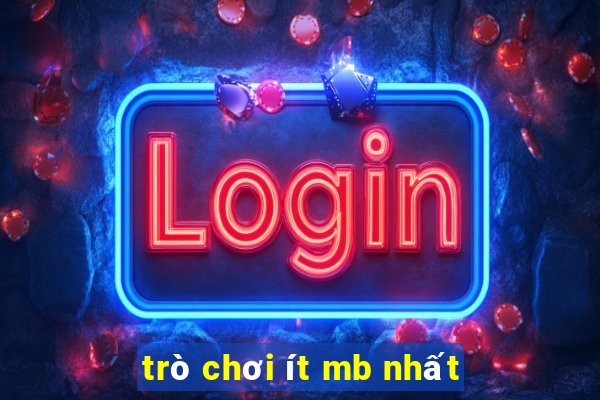 trò chơi ít mb nhất