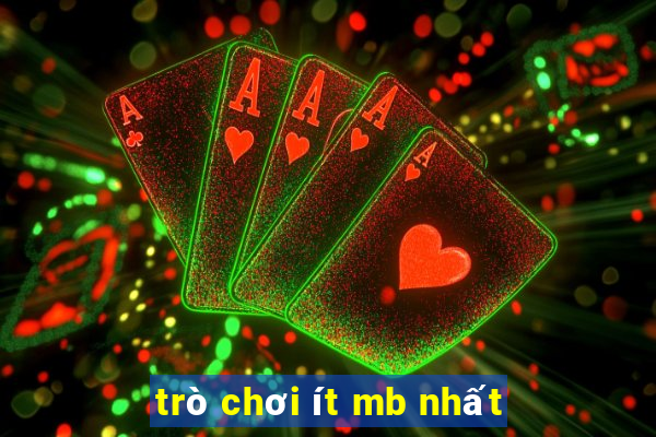 trò chơi ít mb nhất