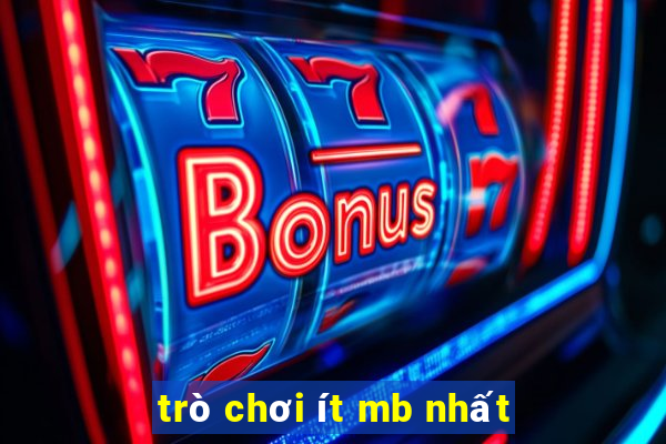 trò chơi ít mb nhất