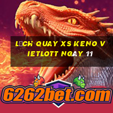 Lịch quay XS Keno Vietlott ngày 11