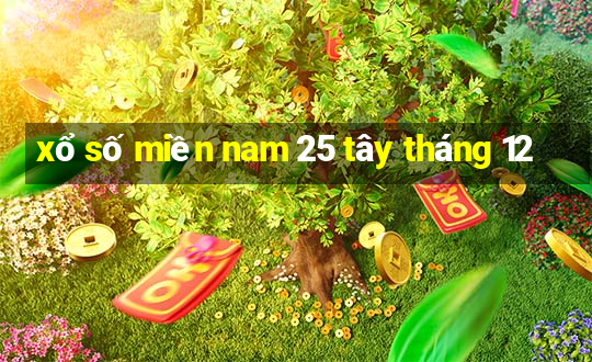 xổ số miền nam 25 tây tháng 12