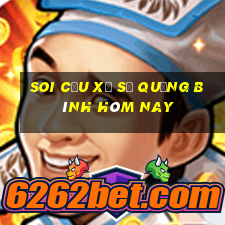 soi cầu xổ số quảng bình hôm nay