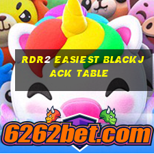 rdr2 easiest blackjack table