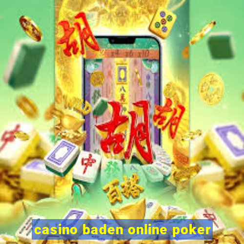 casino baden online poker