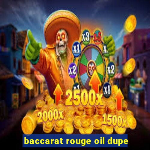 baccarat rouge oil dupe