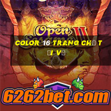 Color 16 Trang chủ Tải về