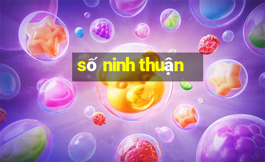 số ninh thuận