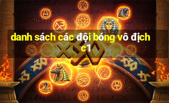 danh sách các đội bóng vô địch c1