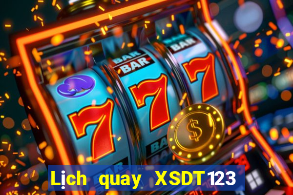 Lịch quay XSDT123 thứ hai