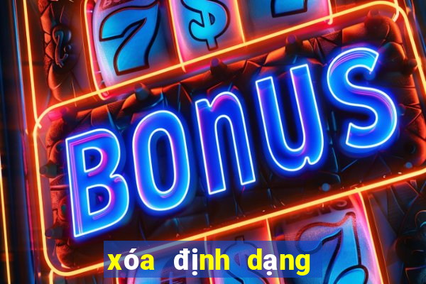 xóa định dạng trong word