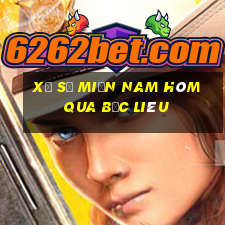 xổ số miền nam hôm qua bạc liêu