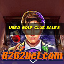 used golf club sales