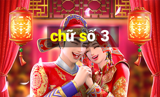 chữ số 3