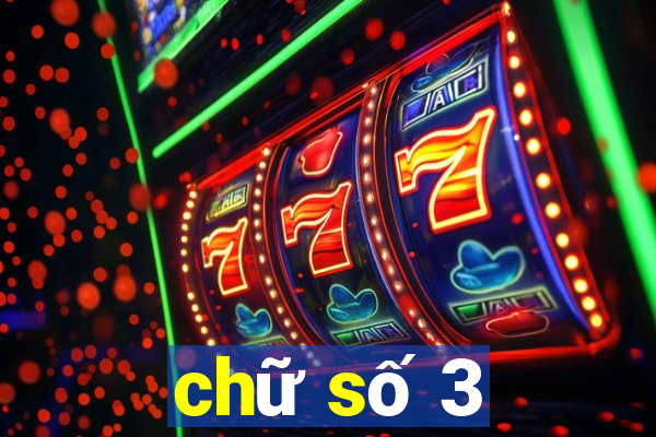 chữ số 3