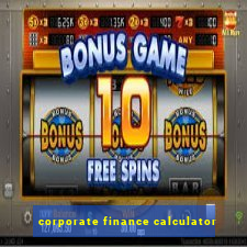 corporate finance calculator