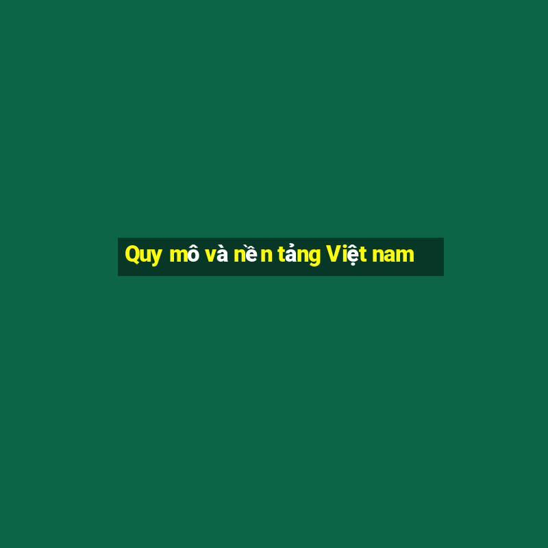 Quy mô và nền tảng Việt nam