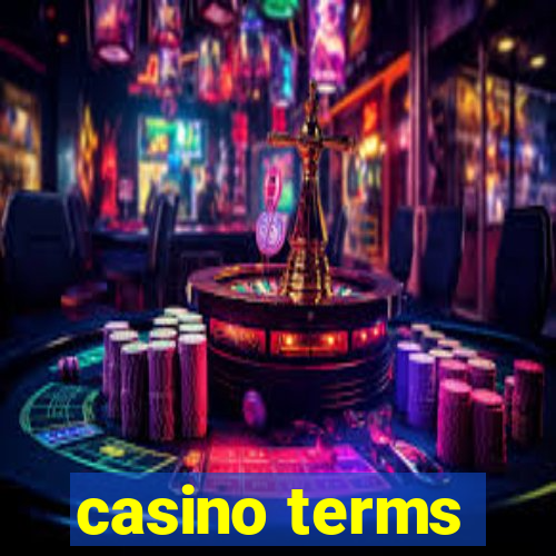 casino terms