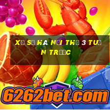 xổ số hà nội thứ 3 tuần trước