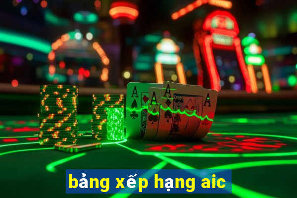 bảng xếp hạng aic