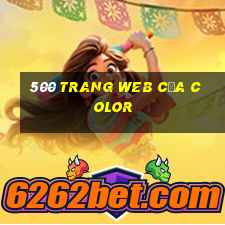 500 trang web của Color