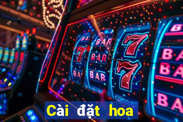 Cài đặt hoa vàng rán vui vẻ