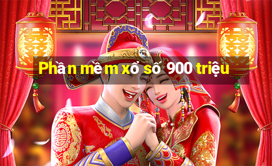 Phần mềm xổ số 900 triệu