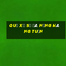 quả xổ số đà nẵng hàng tuần