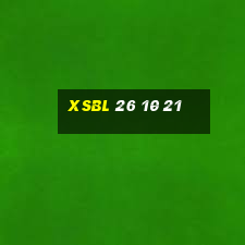 xsbl 26 10 21