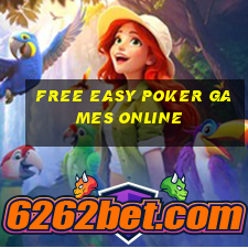 free easy poker games online