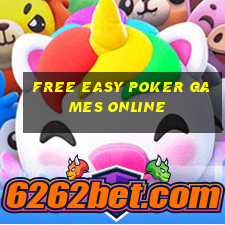 free easy poker games online