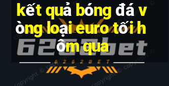 kết quả bóng đá vòng loại euro tối hôm qua