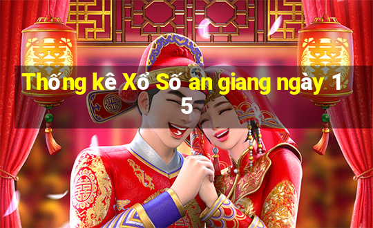 Thống kê Xổ Số an giang ngày 15