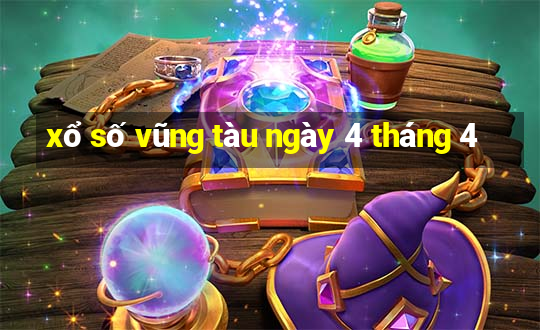 xổ số vũng tàu ngày 4 tháng 4