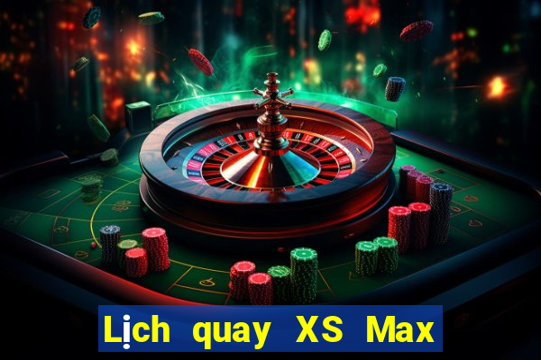 Lịch quay XS Max 3D Thứ 6