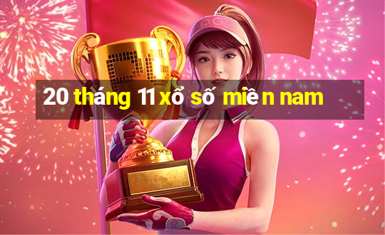 20 tháng 11 xổ số miền nam