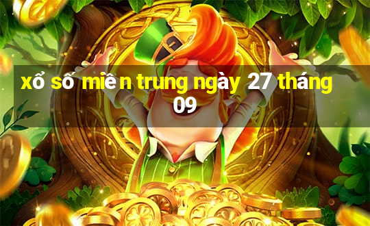 xổ số miền trung ngày 27 tháng 09