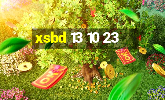 xsbd 13 10 23