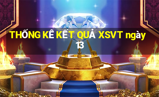 THỐNG KÊ KẾT QUẢ XSVT ngày 13