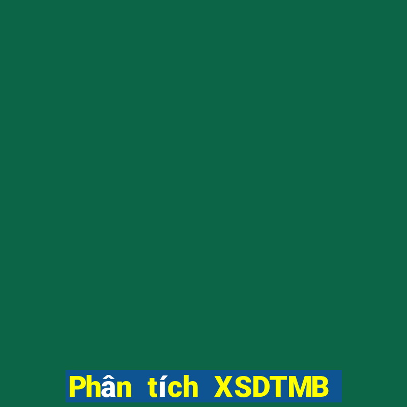 Phân tích XSDTMB thứ tư