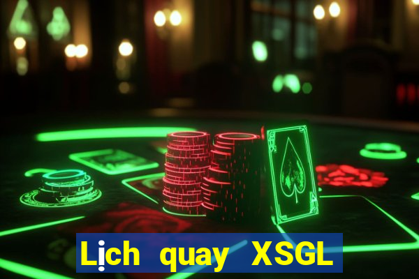 Lịch quay XSGL ngày 25