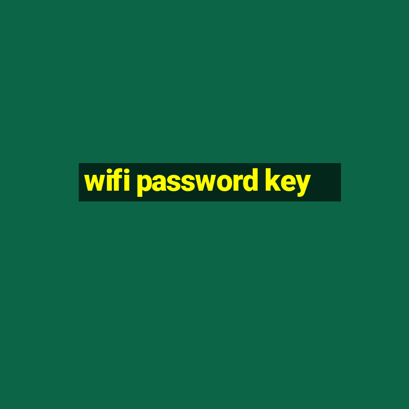 wifi password key