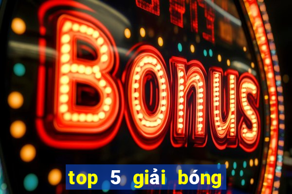 top 5 giải bóng đá châu âu