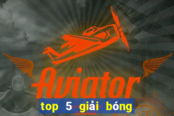 top 5 giải bóng đá châu âu